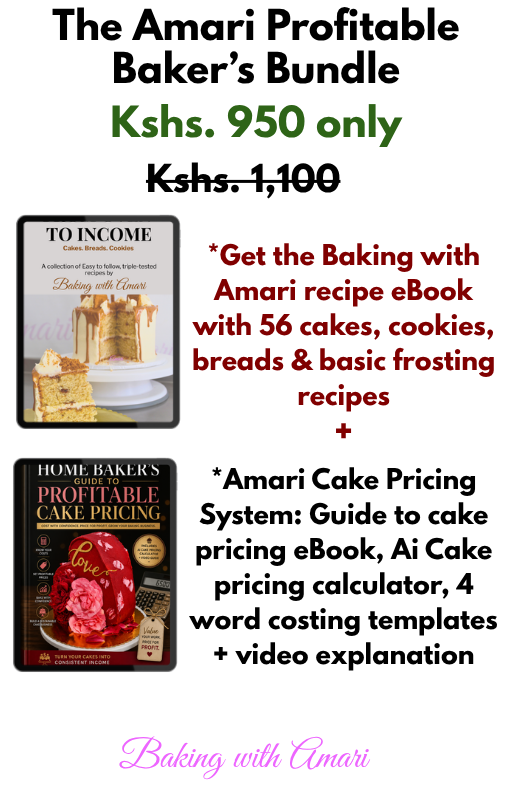 The Amari Profitable Baker Bundle: Tested Recipes and Cake pricing guide