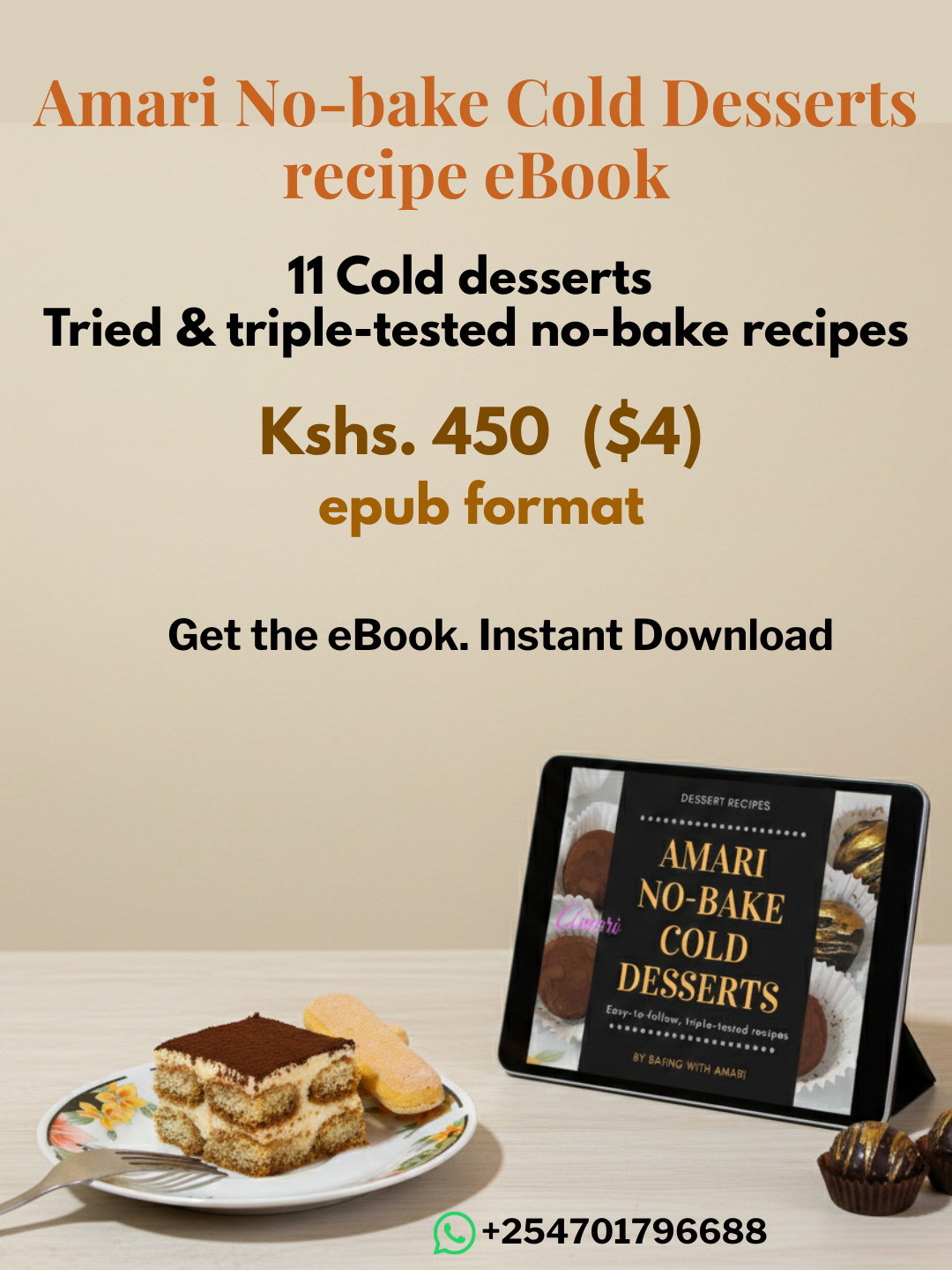 Amari No-bake Cold Desserts recipe eBook