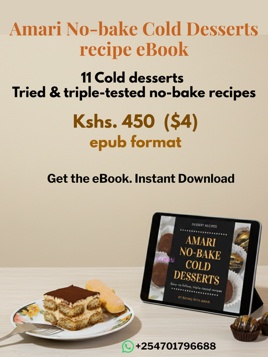 Amari No-bake Cold Desserts recipe eBook