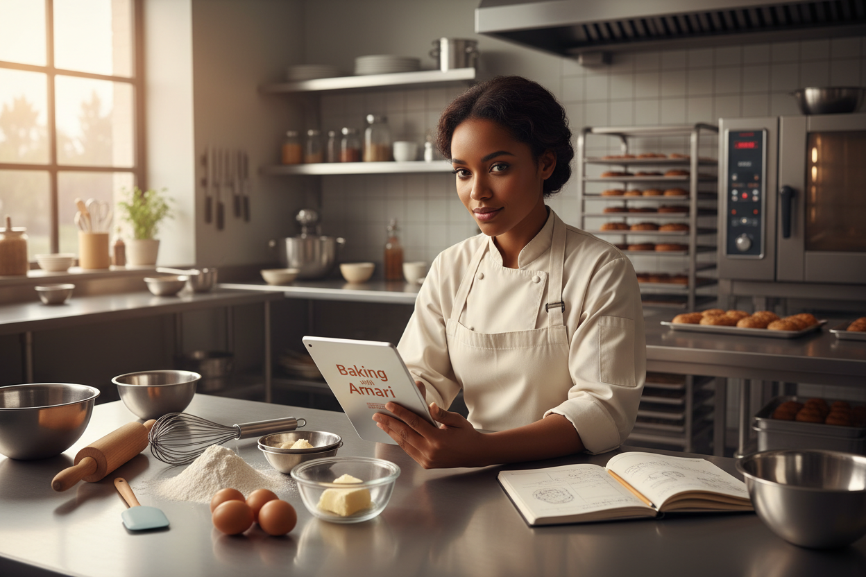 Learning in Action - Baking with Amari